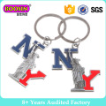 2015 Personalizado promocional Emoji Smile Keyring Metal Keychain